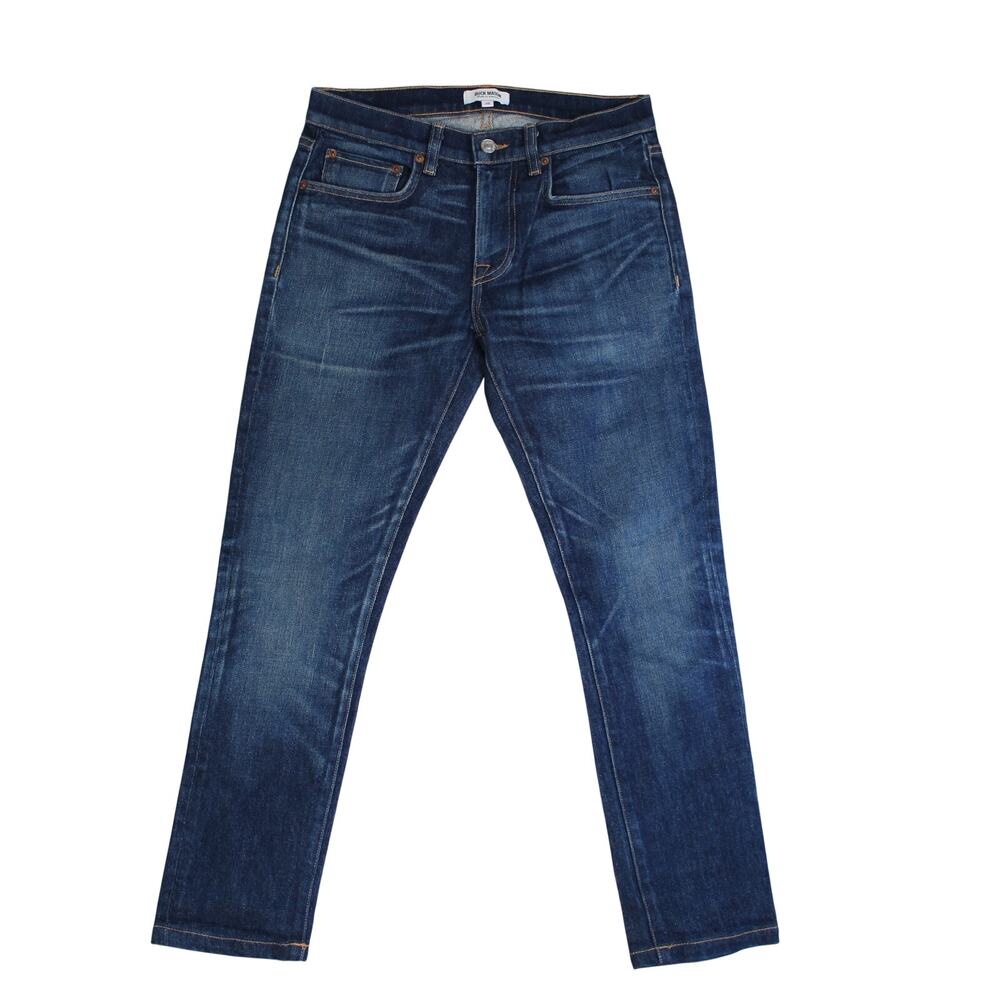 Buck Mason Straight Leg Jeans in Dark Indigo
